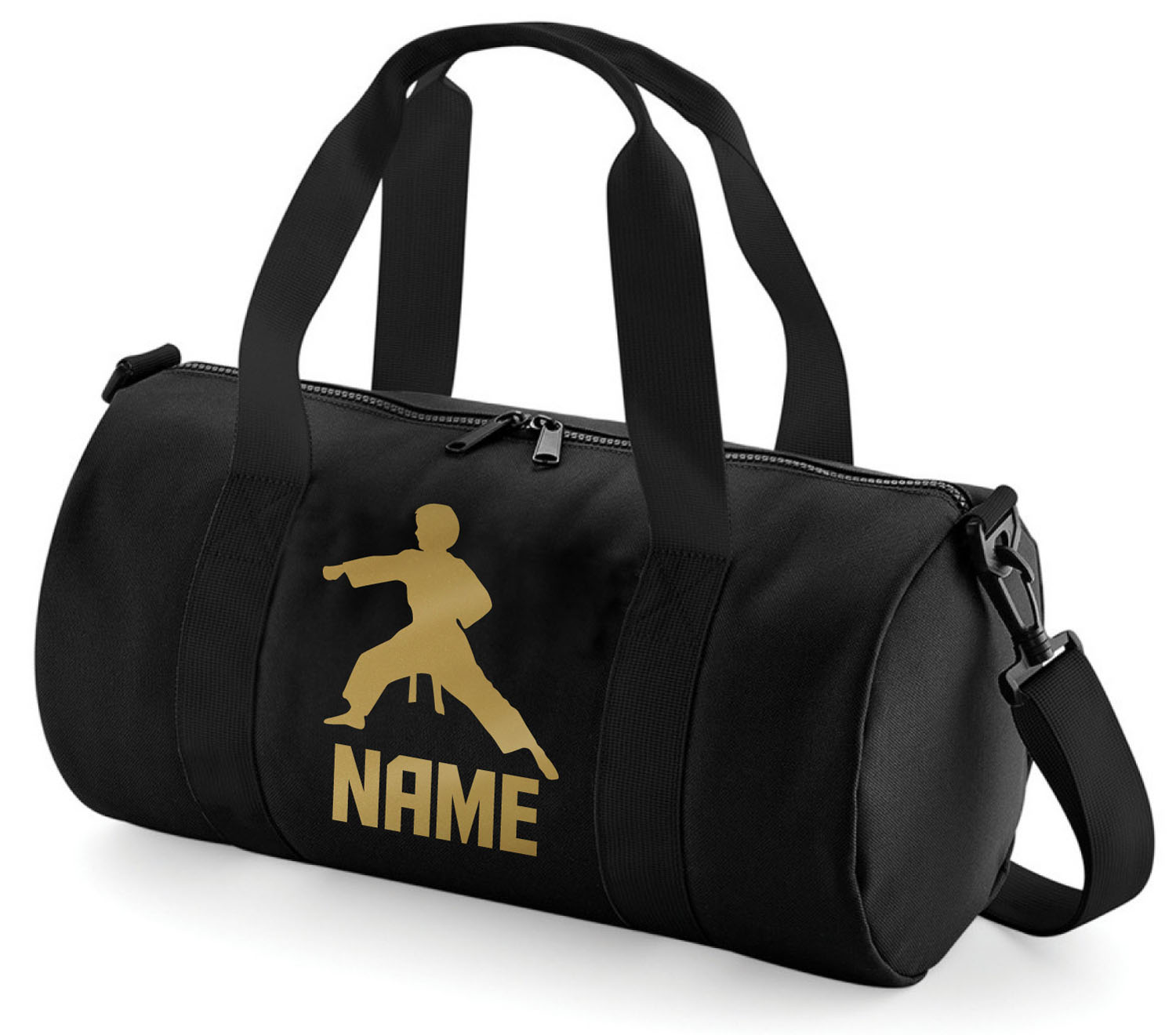 Personalised Karate Barrel Bag Boys Martial Arts Kick Boxing