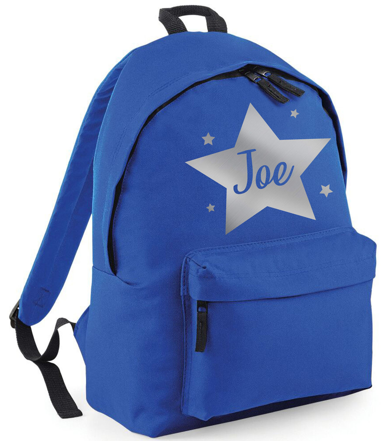 Childrens Personalised Star School Backpack Kids Boys Girls Rucksack