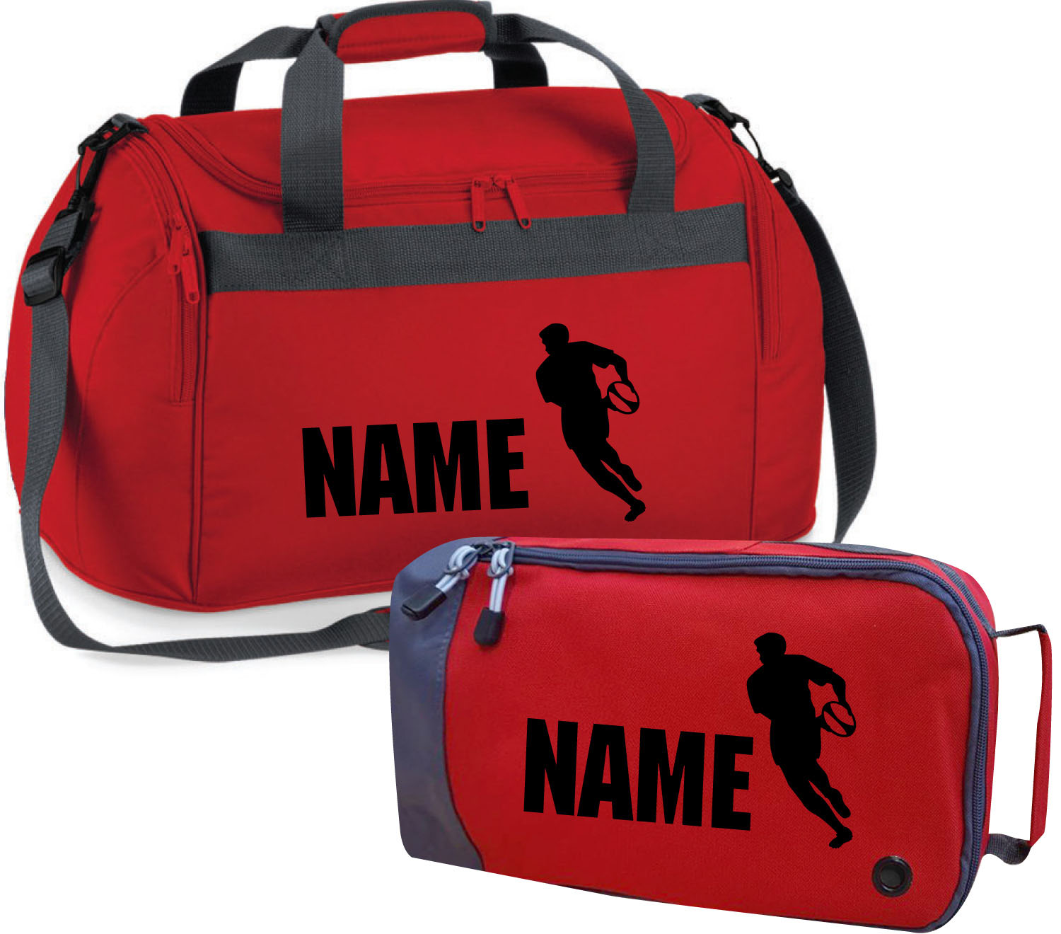 Personalised Rugby Boot Bag Sports Holdall Childrens Sport PE