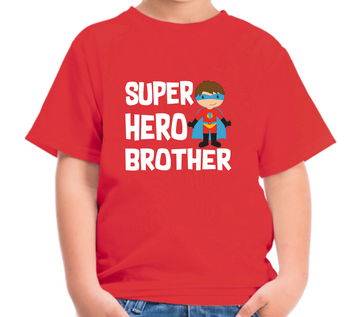 Big brother deals superhero shirt