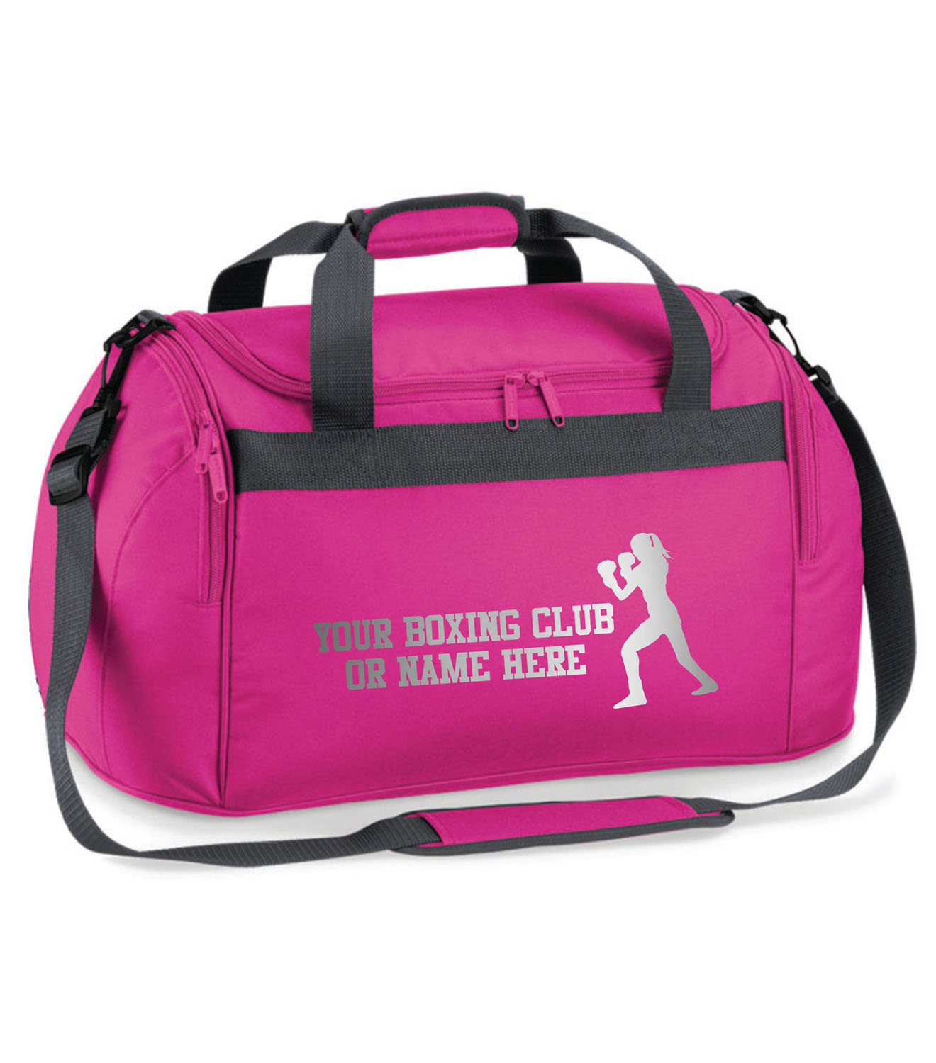 Girls Ladies Personalised Boxing Club Holdall Absolutely Top Kids Sports Kit Bag Absolutely Top